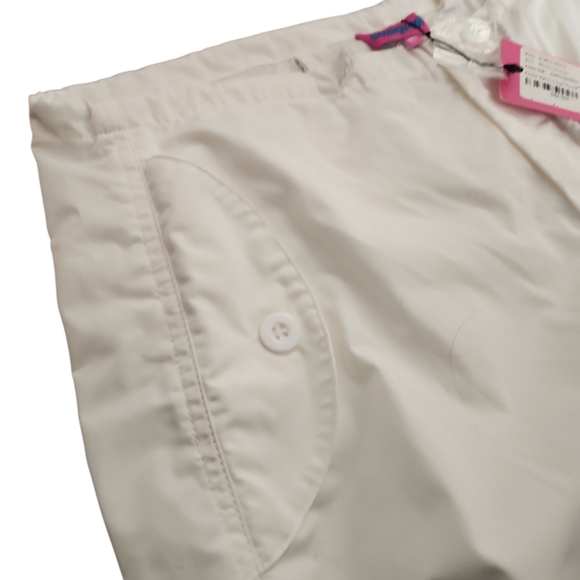 NEW Edikted Parker Nylon Cargo Pants Medium/Large White Parachute Streetwear NWT - Picture 8 of 15